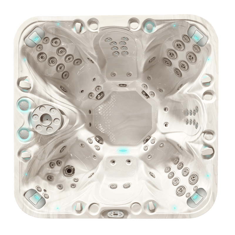 Nuova colorazione della Spa Green Ciesse Project linea Lounge con idromassaggio e Aqua Rolling Massage per tutta la famiglia