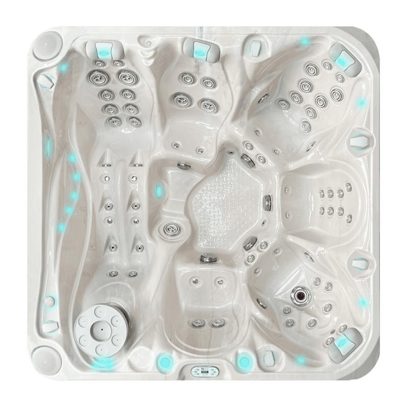 Nuova colorazione della Spa Night Ciesse Project linea Lounge, con idromassaggio e Aqua Rolling Massage