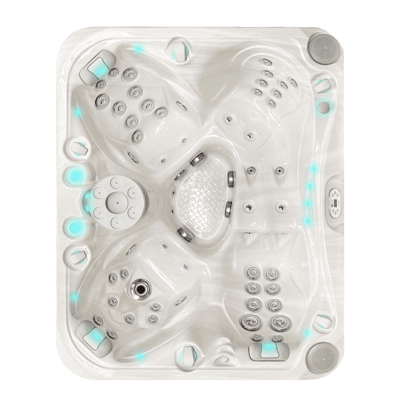 Nuovo colore Spa Spark Ciesse Project linea Lounge con Aqua Rolling Massage e sistema Synergy
